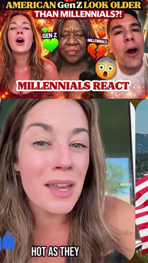 Gen Z vs Millennials: Gen Z Look Older Than Millennials! Americans REACT😳