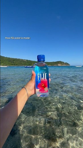 How Fiji water is made 💦 || #fiji #fijiwater #yasawaislands #travel #fijitravels
