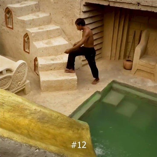 He Built a Secret Pool House by Hand!