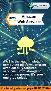 Introduction to Amazon Web Services (AWS): What You Need to Know #AWS #amazonwebservices #cloudcomputing #cloudtechnology #cloudtraining #TechSkills #cloudcomputingtraining #awstraining #ITTraining #TechEducation #learnaws #awscloud #OnlineLearning #techreels #reelsvideoシ #viraltech #TechForAll #trendingnow #TechTalk #myTectra | myTectra