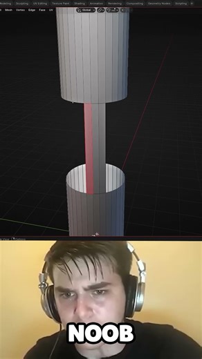 Noob vs Pro artist #blendertutorial #blender #blendercommunity #blender3d #b3d