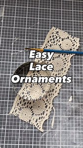 455K views · 7.3K reactions | Full supply list and tutorial here: mycreativedays.com/diy-lace-christmas-ornaments/ | My Creative Days | Facebook