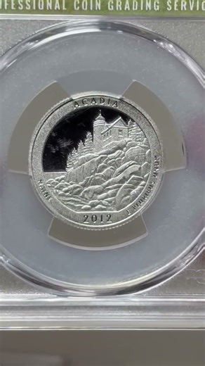 Acadia National Park Quarter 2012 #PCGSCoin #NationalParkQuarters