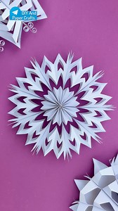 195K views · 2.1K reactions | DIY Handmade Christmas Snowflake Cutting Design ❄❄❇ Christmas Snowflakes Making Tutorial #Reels #Shorts #Crafts #ChrtistmasDecor #XmasSnowflake #3DChristmasCrafts | DIY And Paper Crafts | Facebook