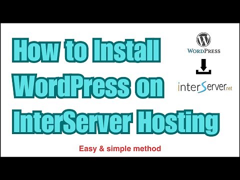 How to Install WordPress on InterServer Hosting