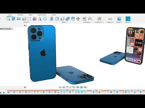 How to make iphone 13 pro In fusion 360 | Fusion 360 Tutorial for beginners