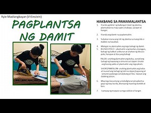 EPP5 Pamamalantsa ng Damit