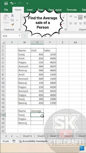 How to Use AVERAGEIF Function in Excel 🔥