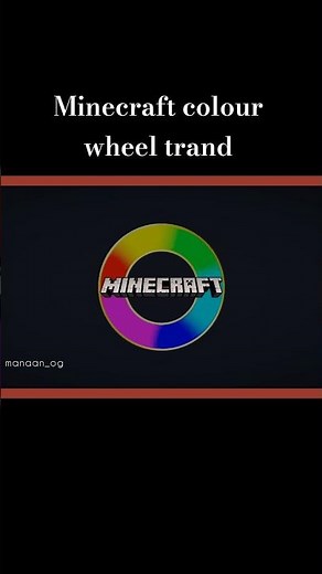 Minecraft color wheel trend #colorwheel #minecraft #shots
