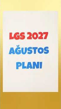 Your LGS August Study Plan Is Ready!