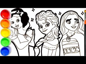 How to draw Disney Princess - Disney Princess