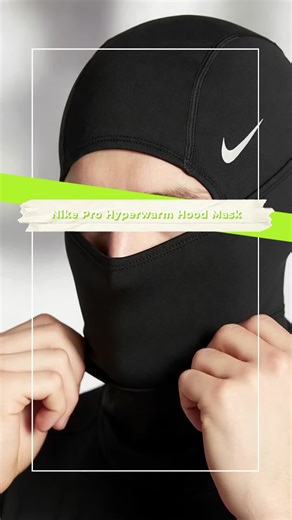 Nike Pro Hyperwarm Hood Mask - Warm Convertible Face & Neck Hood with Dri-FIT Tech & Machine Washable Design for Running