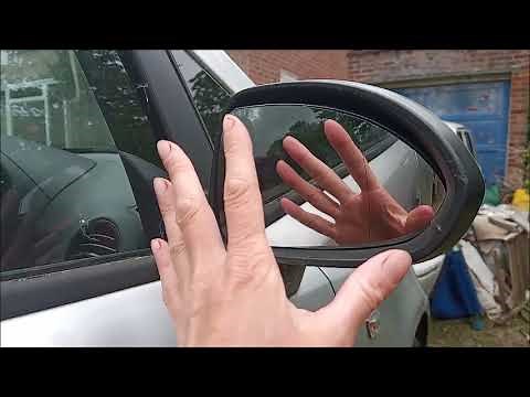 How to Fix/ Replace/ Wire a Vauxhall Corsa Side/ Wing Mirror Glass. Corsa D heated glass