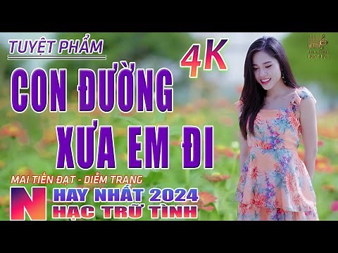 Con Đường Xưa Em Đi, Dấu Chân Kỷ Niệm🛑 Nhạc Trữ Tình Hay Nhất 2024 - Lk Bolero Nhạc Vàng Xưa Bất Hủ