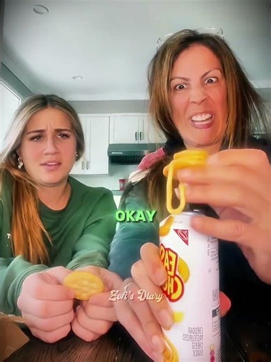 Gen Z Daughter Tried Her Mom's 90s Snack 😱🧀 #family