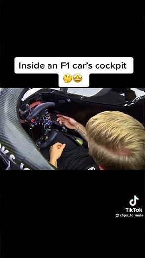 Inside f1 car cockpit