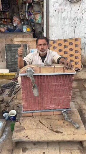 making on Instagram: "Truck Radiator Complete Restoration #fyp"