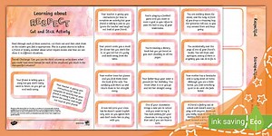 Learning about Respect Cut and Stick Activity
