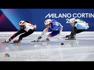 Team USA's Andrew Heo, Brandon Kim skate into 1000m semifinals | Winter Olympics 2026 | NBC Sports