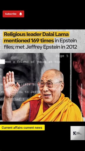 religious leader Dalai Lama man said in 169 times in epstein file #tibetan #epsteinfiles