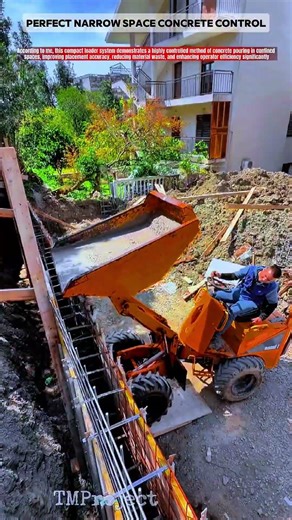 Innovative Mini Loader Machine : Best Precision Concrete Pour Control