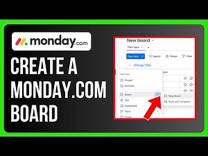 How to Create a Monday.com Board