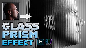 Photoshop: Create the “Ripley” glass prism photo effect!