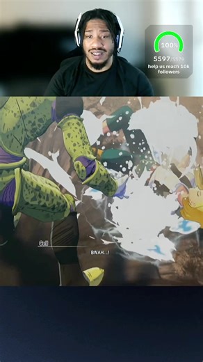 Gohan hit him so hard that android came 18 came out #dragonballz #fypシ #gohan #dbzkakarot #dbz