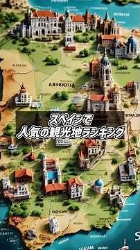 スペインで人気の観光地ランキング #海外 #旅行 #観光 #shorts