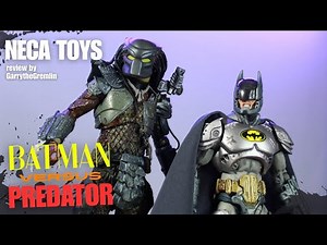 NECA Toys BATMAN vs PREDATOR San Diego Comic Con 2019 exclusive box set review by GarrytheGremlin!