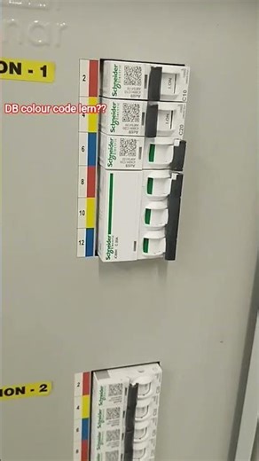 Electric DB wire colours code easily Learn #eletrica #db #colours #code #information #Ato1workshop