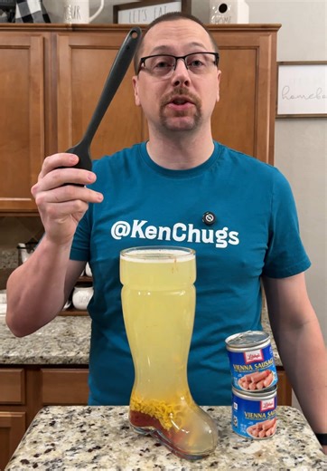 Chugging Vienna Sausage Broth with Ketchup & Mustard