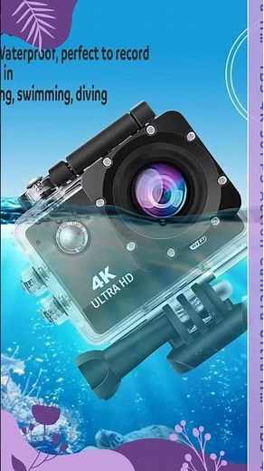 IBS 4K 30FPS Action Camera Ultra HD Underwater Camera 170 Degree Wide Angle 98Ft Waterproof Camer...