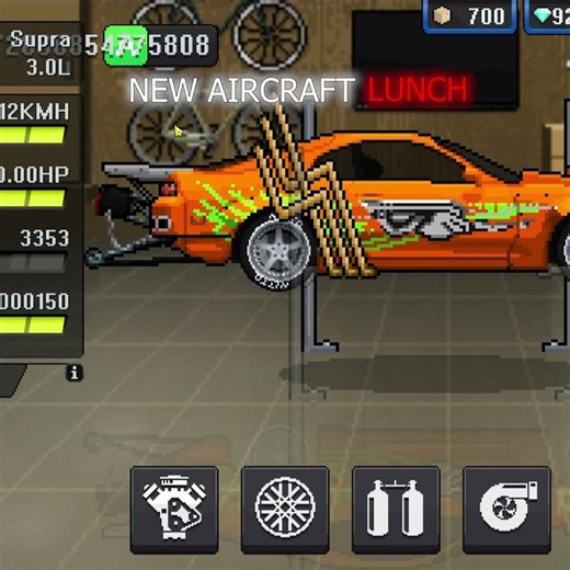 New Air Craft Lunch ☠️☠️☠️ Pixel Car Racer