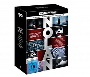 Nolan Collection 4K - Exklusiv   Digital Ultraviolet - (4K Ultra HD Blu-ray   Blu-ray) für 75€ (statt 130€)