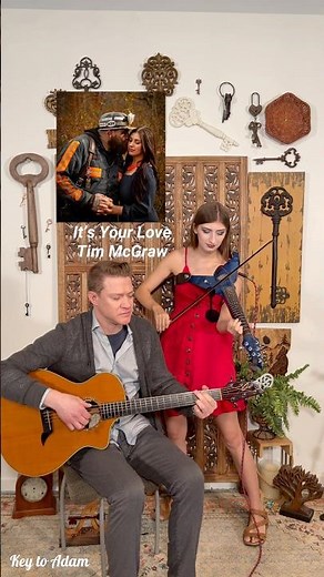 It’s Your Love by Tim McGraw on electric violin and guitar #country #love #music #violin #guitar