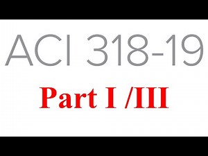 Part 1/3: Fundamentals of RC ACI 318 Code-Ultimate and Nominal Capacity