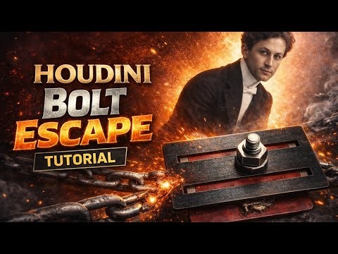 Houdini Bolt Escape Tutorial #houdini #cardmagic #closeupmagician #magic #magician #cardmagictricks