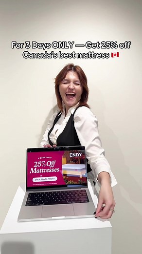 Get 25% Off Endy Mattresses for Black Friday