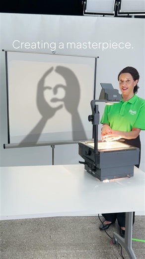 Creating a shadow puppet masterpiece. Hard.
