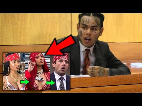 6ix9ine Snitching On Everyone In Court *RARE FOOTAGE*