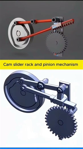 "Amazing Cam Slider Rack & Pinion Mechanism 🤯 | How It Works!"#machine
