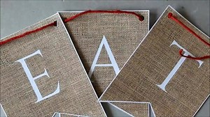 Want a burlap banner for any occasion? You can now print your own with our free printable burlap banner from The Country Chic Cottage! Download the free printable: http://myprintly.com/2016/08/printable-burlap-banner/ | MyPrintly