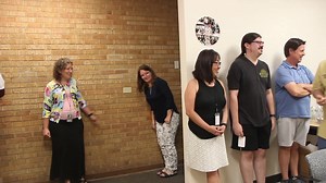 Farewell, we'll miss you! A familiar face in Accounting for nearly 12 years, Becky Stelly is departing for new adventures and a sweet grandma gig. Friday was her sendoff! | Acoustic Sounds