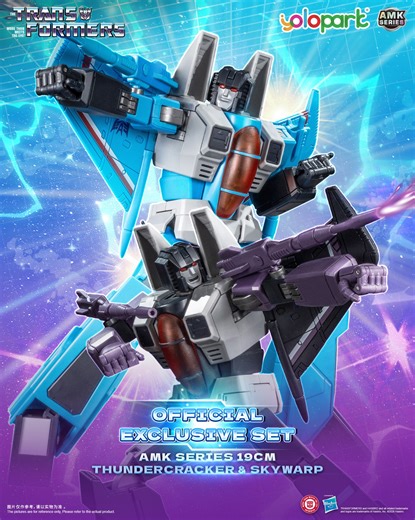 Yolopark AMK Transformers G1 Thundercracker & Skywarp 2-Pack Full Reveal & Pre-Orders Live