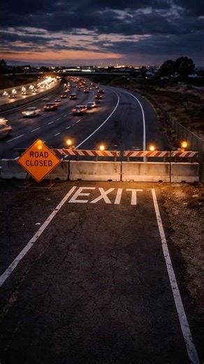 This Highway Exit Disappeared Overnight #HighwayMystery #VanishedExit