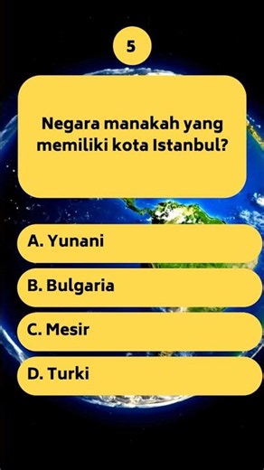 🧠 Tes Pengetahuan Umum! Pintar Betulan atau Hanya Kebetulan?#TekaTekiTantangan#PengetahuanUmum#kuis