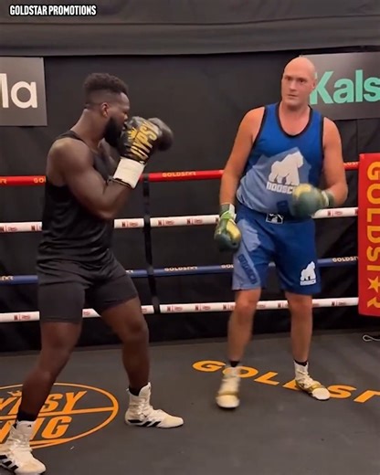 Tyson Fury keeping his defense on point as he wraps up training camp 🎯🍿🎟️ Tickets on sale NOW - https://t.co/Y66jtzZti9#FuryMakhmudov | April 11th | LIVE on Netflix | Tottenham Hotspur Stadium