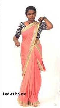 Easy saree draping tutorial for beginners, how to drape a saree perfectly for beginners