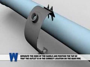 Preview of Lesson 14: STAINLESS STEEL SERVICE SADDLE INSTALLATION (Animation)